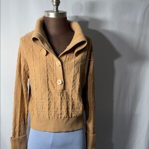 Marc New York Cozy Sweater in Tan Size M